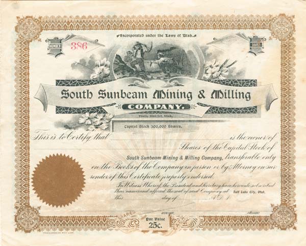 South Sunbeam Mining and Milling Co.